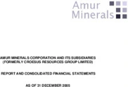 Amur Minerals Corporation