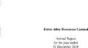 Ferro-Alloy Resources Limited