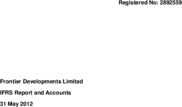 Frontier Developments plc